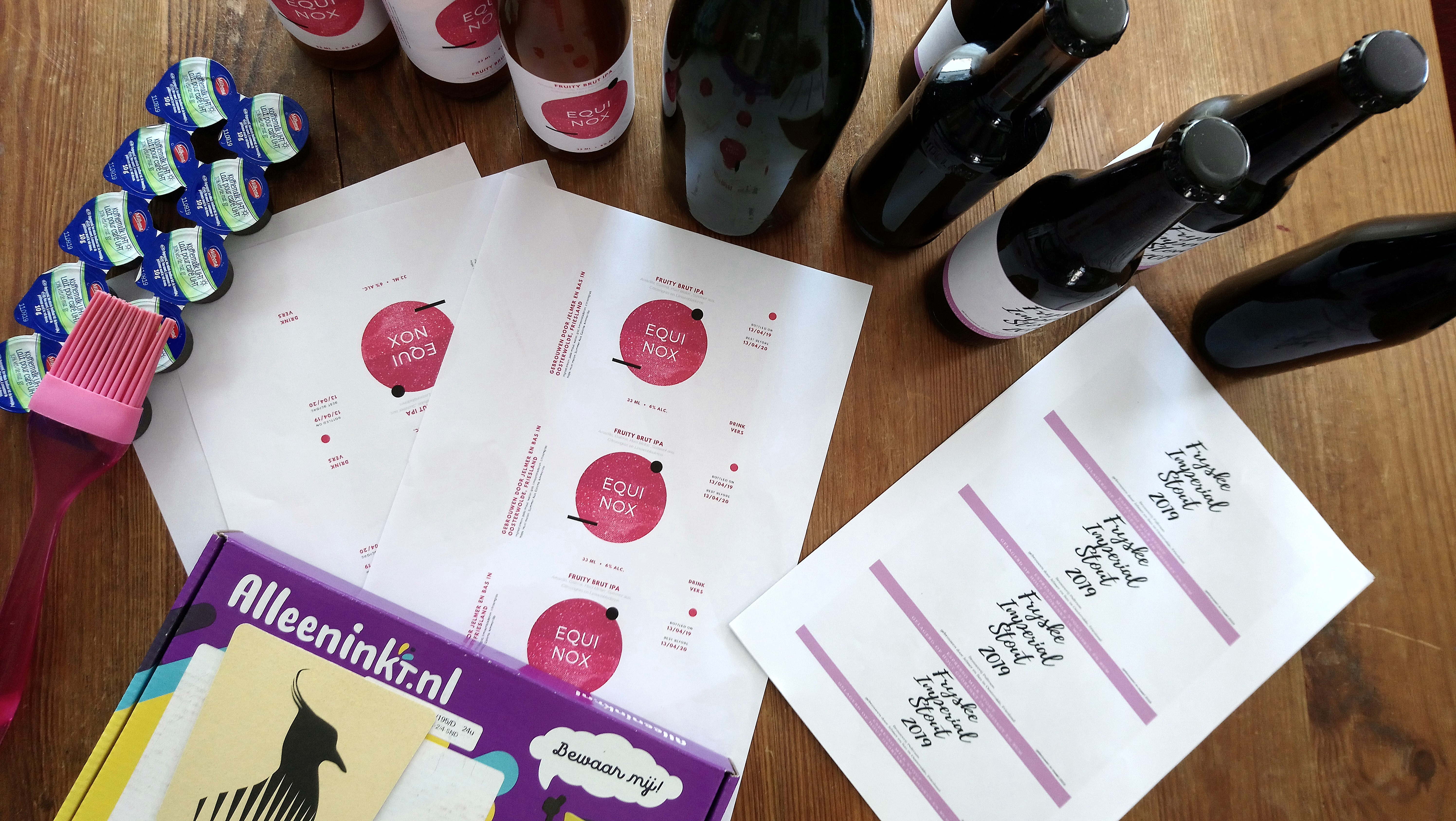 Zelf bier brouwen is zelf labels maken! Zelf bier brouwen is zelf labels maken!