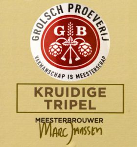 Grolsch Kruidige Tripel logo FSOM Thedutchbeerdad