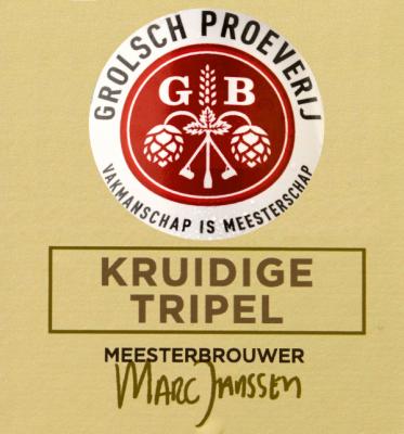 Wat proeven we vandaag? | TheDutchBeerDad proeft de Grolsch Kruidige Tripel. Het eerste bier uit de Grolsch proeverij van Marc Janssen.