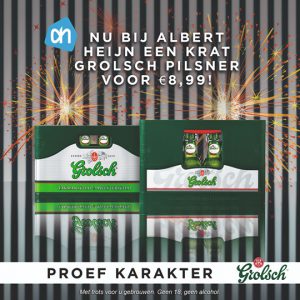 grolsch in de aanbieding bij albert heijn op fsom