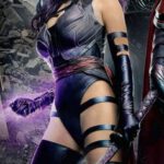 Psylocke Olivia Munn op FSOM MAgazine als de nieuwe terminator