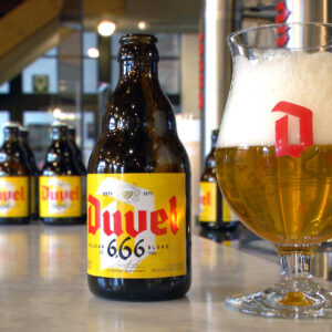 Duvel moortgat viert haar 150ste verjaardag met een duivels biertje. fsom.