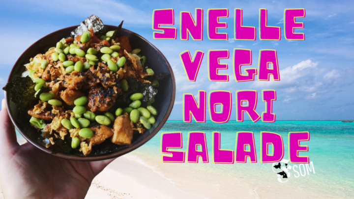 Te Gek en Easy! Dé Snelle Nori Salade met Vega Krokante Schnitzel.