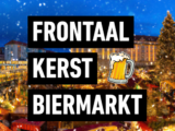 Kerstbiermarkt gezelligheid en kerstsfeer bij frontaal