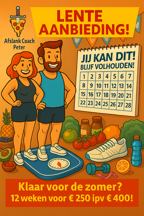 Lenteaanbieding van Afslank Coach Peter