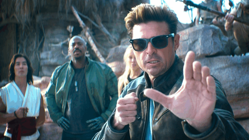 Johnny Cage enters the Ring