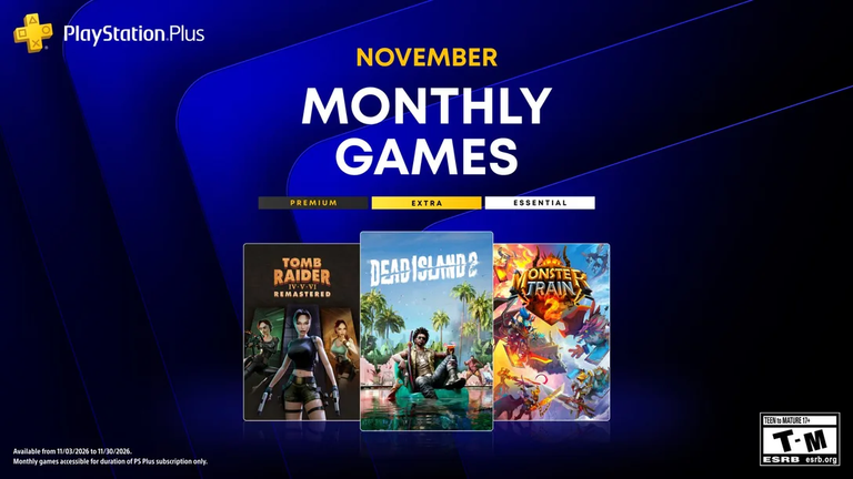 PS+ Games November 2026
