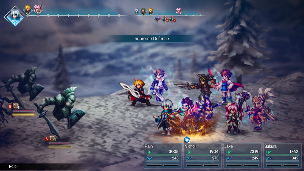 Final Fantasy Resonance Turn Based Combat